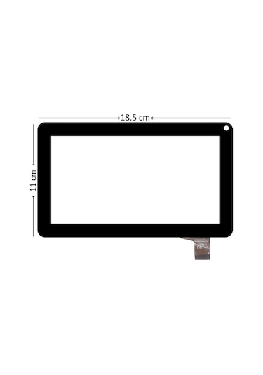 Dark Evopad C7028 Uyumlu 7'' Inç Siyah Dokunmatik 2.Versiyon