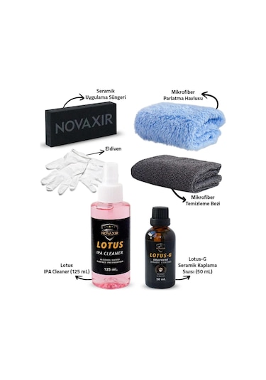 Lotus-g 9h Grafen-seramik Kaplama Seti, Ipa Cleaner, 5-yıl Koruma