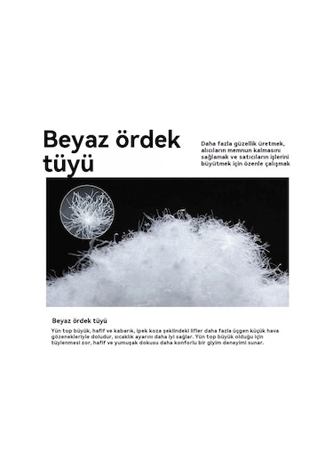 İnce Kuş Tüyü Ceket Ve Sıcak Ördek Tüyü Ceket Siyah