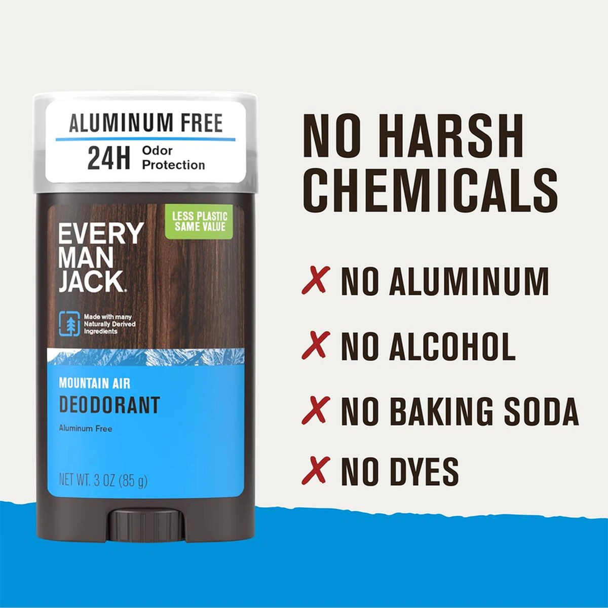 Every Man Jack Mountain Air Alüminyumsuz Stick Deodorant 85gr