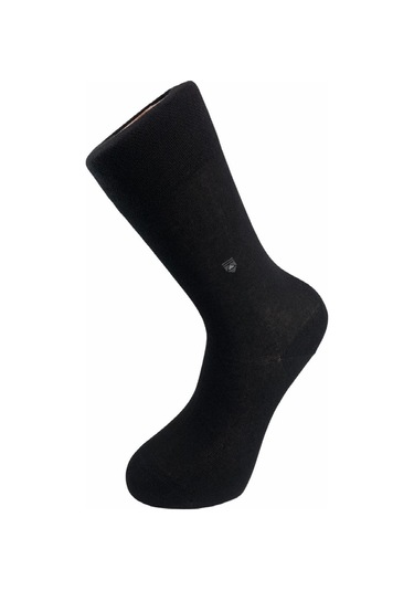 6'lı Yazlık Dikişsiz Pamuklu Erkek Çorabı-Siyah