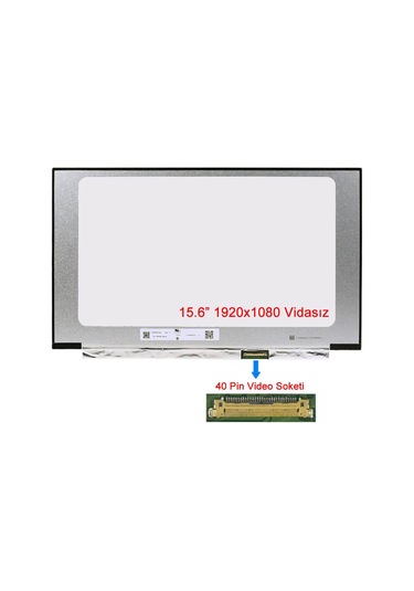 Lp156Wfg-Spk1 Lp156Wfg Sp K1 15.6" 40 Pin Vidasız Notebook Lcd Ek