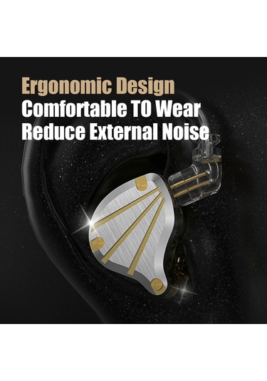 Skycity Mavi Qkz Tıtan Metal Kulak İçi Kulaklık, Telsiz Kontrol, Değiştirilebilir Kablolu, Mikrofonlu Spor Kulaklık Standart Versiyonu