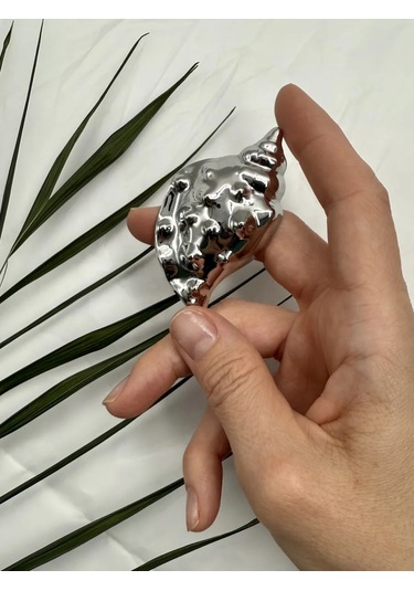 Best Price 34 Baklavalı Elbise Ve Mayo İçin Orijinal Yazlık Deniz Kabuğu Broş 370345894 Gri