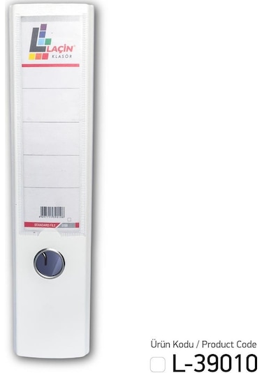 Laçin Klasör Beyaz Geniş 24 Adet 1 Koli