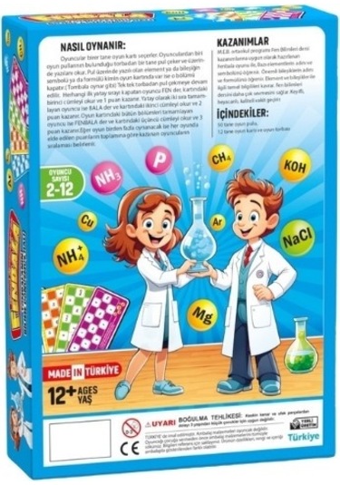 Zeka Dolabı Fenbala Elementler-bileşikler-semboller-formüller V