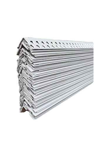 Pvc Alçı Köşe Profili Sırtsız 2.7 M 100 Adet/Paket