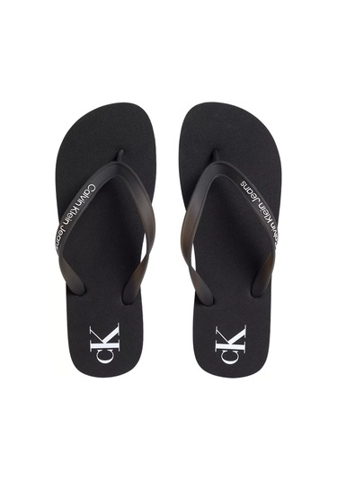 Erkek Ck Plaj Terliği - Siyah Black/bright White