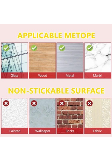 Kendinden Yapışkanlı Kanca, Güçlü Kapı Kancası, 0,8 Kg Taşıma Kapasitesi, Delme Gerektirmez, Mutfak Ve Banyo Dolap Camı İçin Uygundur 8s Şeffaf Diğer