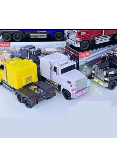 Ws-570bt Tır Görünümlü Radyolu Bluetooth Hoparlör Beyaz