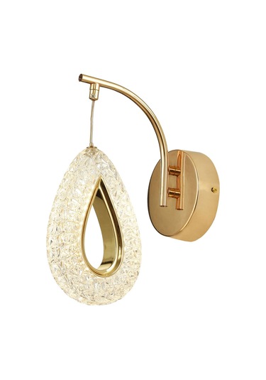 Dali Ledli Dimmer Modern Lüks Aplik 3 Renk Led Sarı-beyaz-gün Işığı - Gold Gold