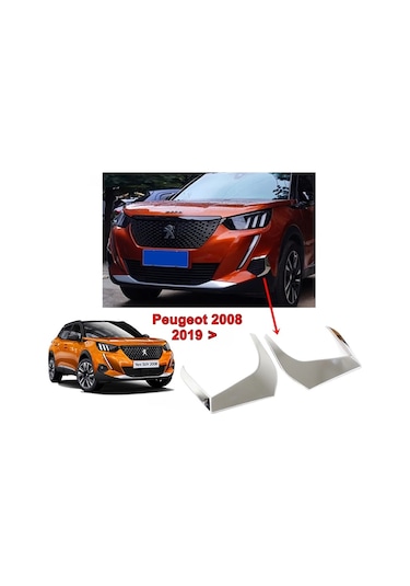 Peugeot 2008 Ön Tampon Sis Çerçevesi 2019 Sonrası 2 Prç. P. Çelik N11.1216