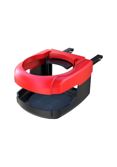 Oto Araç Içi Bardak Tutucu Çok Fonksiyonlu Içecek Tutacağı Bardaklık - Kırmızı