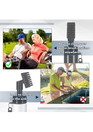 St Golf Kulübü Temizleyici Golf Temizleme Fırçası 16 Cm Golf Kulübü Temizleme Fırçası Golf Kulübü Temizleme Aleti D