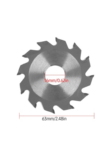 Neevoyu 4'lü Testere Bıçakları Seti: 63mm Alaşımlı 12 Diş + Hss 60 Diş + Reçine + 60mm Zımparalı, Dayanıklı, Keskin, Sert Malzeme