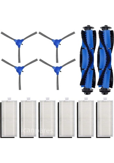 srfn ticaret Anker Uyumlu Eufy Robovac 15C Robot Süpürge Yedek 12 Parçası Aksesuarı