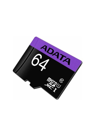 Pazly Adata 64gb Yüksek Hız Micro Sd Kart - U1 C10, 1080p Video Kayıt, Dayanıklı