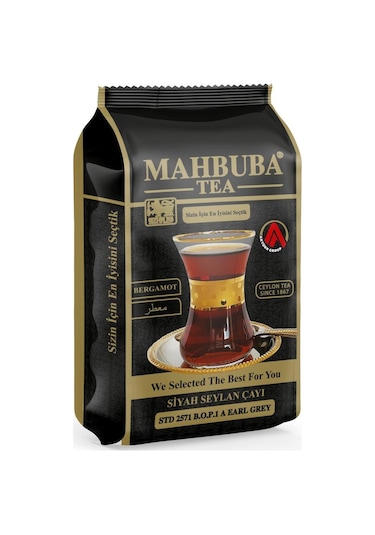Mahbuba STD 2571 Earl Grey Bergamot Aromalı Ceylon Seylan Siyah Çay 200 G