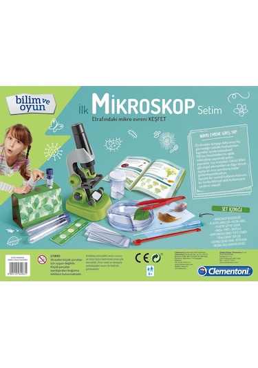Clementoni Bilim ve Oyun Ilk Mikroskop Setim