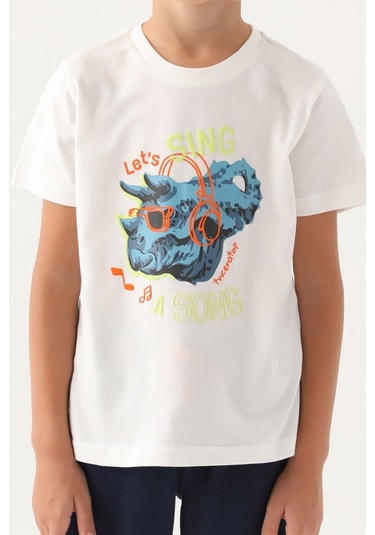 Rolypoly Rhio Krem Erkek Çocuk Bermuda Takım 5274-42974 Krem