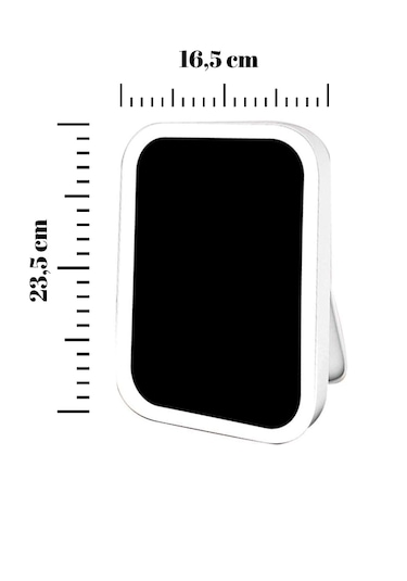 Masaüstü Dokunmatik Makyaj Aynası Led Işıklı Beyaz Renk Make Up M