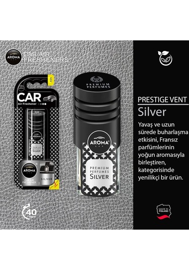 Aroma Prestij Kalorifer Geçme Koku - Gümüş