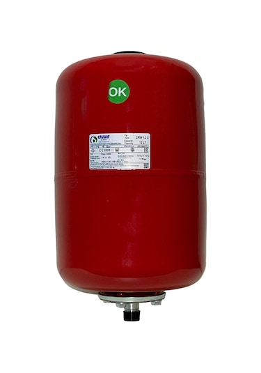 Cruwa Crw12s 12 Litre 0-10 Bar Silindirik Hidrofor Ve Genleşme Tankı