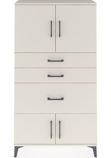 Arges Dolap 2 Raflı 3 Çekmeceli 4 Kapaklı 88x30x163 Aytaşı-ay... Aytaşı