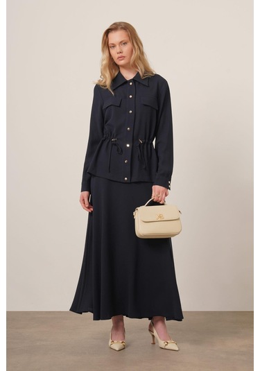 Ftz Women Kadın Melise Crep Takım Lacivert 31172 Lacivert