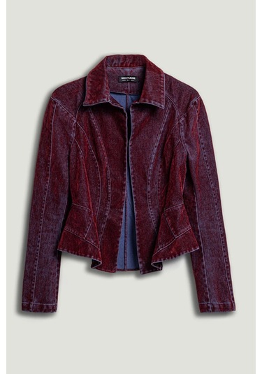 N26kd5322 Nocturne Ceket Bordo