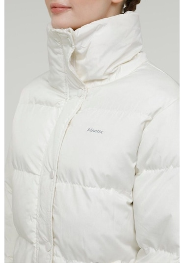 Kinetix Serena Coat 2pr Kadın Uzun Kaban W-sn2060-vanilya Beyaz
