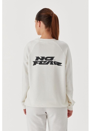 No Fear Kadın Sweatshirt Beyaz 72485 001