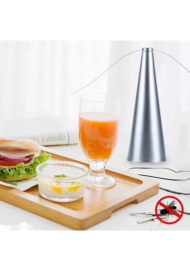 Geeksen Siyah Abs Otomatik Sinek Avcısı, 360 Dönen Kanatlı, Sessiz Çalışma, Ev/mağaza Kullanımı, Aa Pil İle Çalışır