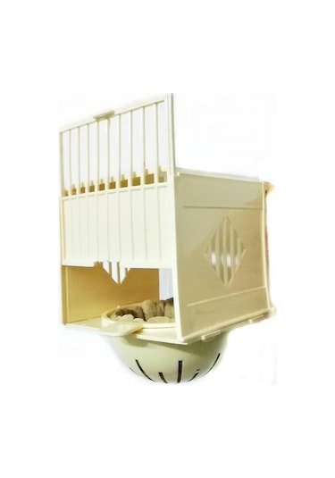 Keçeli Kapılı Dış Kanarya Yuva Seti 3'lü Kanarya Yuvası İpi