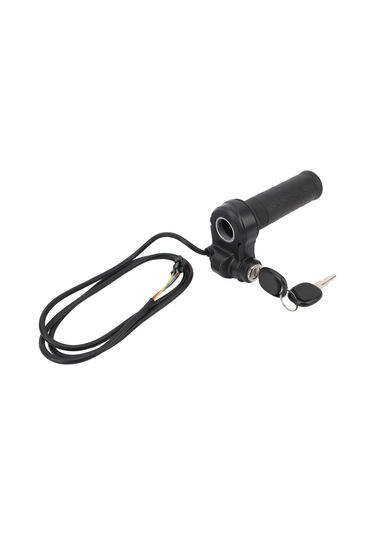 Xindoker Elektrikli Bisiklet Ve Scooter İçin Su Geçirmez Hız Kontrolü, Geri Vites Ve Anahtar Kilidi İle Kauçuk Tutamak Diğer