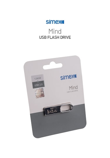 Simex Su-108 Mind 2.0 Metal 128gb Usb Bellek