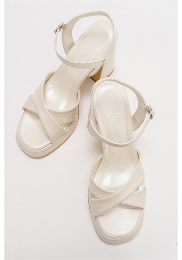 Luvishoes Lello Sedef Kadın Topuklu Ayakkabı Sedef