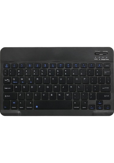 Jeemson 10 İnç Bt Klavye Mouse Seti, 78 Tuşlu Şarj Edilebilir, Fare 3 Seviye Dpı Ayarı, Çoklu Sisteme Uyumlu, Siyah Fare İçin Pil Yok Diğer