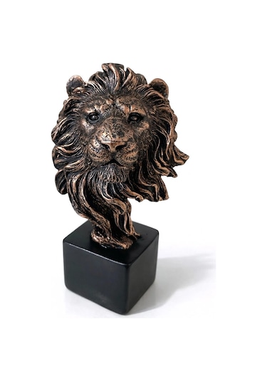 Buğz 14x9 Cm Polyester Aslan Büstü