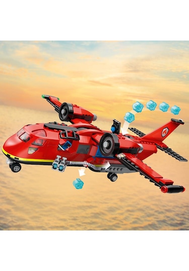 LEGO® City İtfaiye Kurtarma Uçağı 60413 6+ Yaratıcı Oyuncak Yapım Seti - 478 Parça