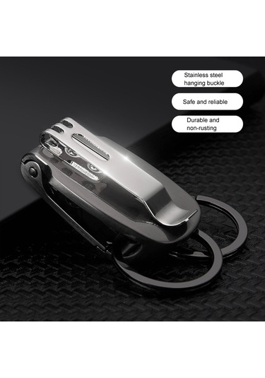 Sones Metal Bahar Klip Anahtarlık Beyaz