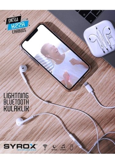 Apple Uyumlu iPhone 12 Tak Kullan Kablolu Kulaklık