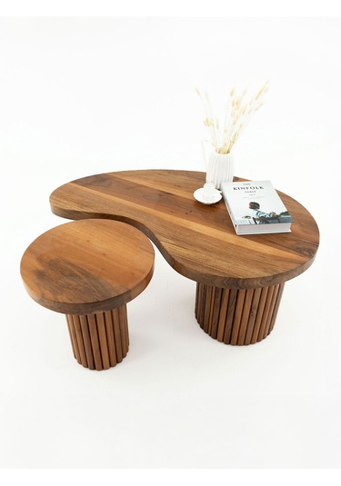 Çubuk Ayak Lara Model 2'li Yan Sehpa