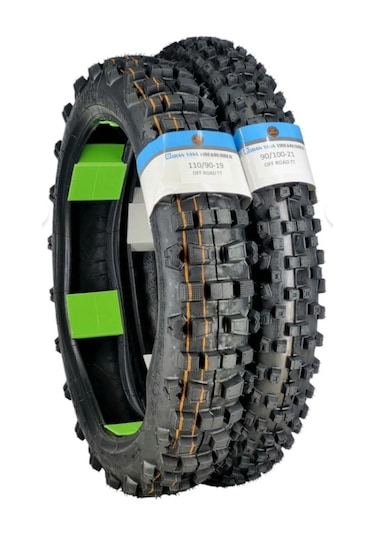 Iran Yasa Tire&rubber 110/90-19 Ve 90/100-21 Tubetype Set Lastik