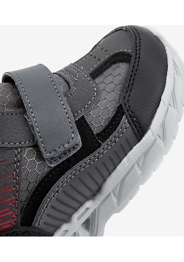 Skechers Magna - Lights Küçük Erkek Çocuk Gri Işıklı Bot 401504N Ccbk Gri