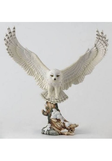 Luxxi Kanatları Açık Baykuş 33 16,5 34 Cm Ev Dekorasyonu Wu77435aa