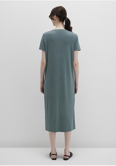 Mavi - Tencel Tm Modal Yeşil Midi Elbise 1310777-71917 Yeşil