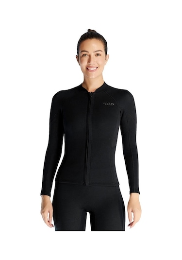 Dıve & Saıl 1.5mm Warm Tek Parça Wetsuit Soğuğa Dayanıklı Yüzme Ve Şnorkel Üst Kadın 001
