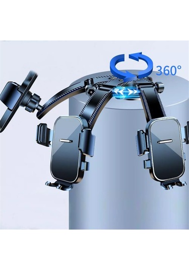 Symbee Araç İçin Nano Sıçramalı Sabitleyici - 3-7 İnç Telefonlar İçin Açıkça Kaldırma Tuşlu, Yumuşak Döşeme, Dikey/yatay Açı Ayarlı Navigasyon Tutucu