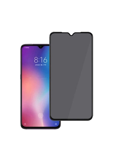 Xiaomi Redmi 8 Uyumlu Davin 5d Privacy Cam Zore Ekran Koruyucu